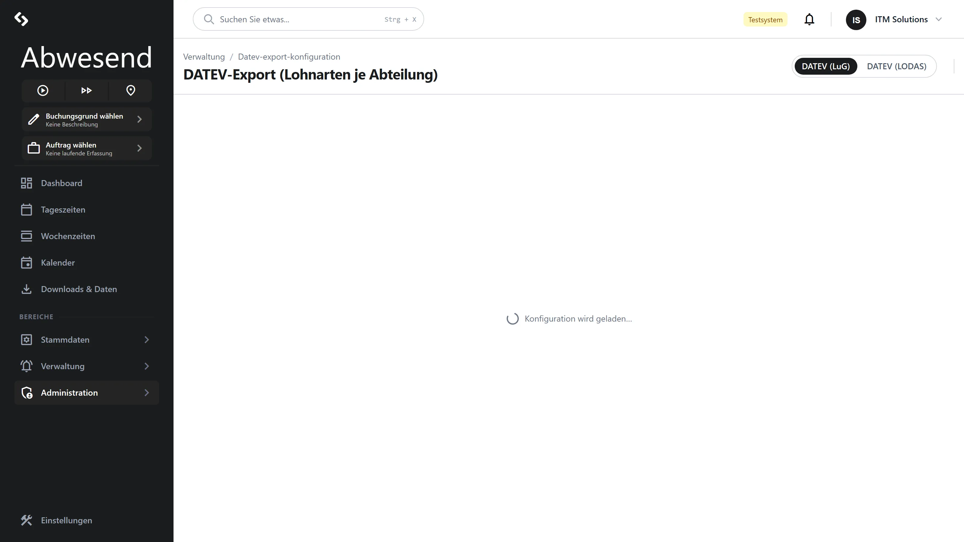 Die DATEV-Konfiguration